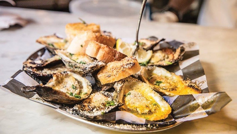 NewOrleansMag's tweet image. DINING GUIDE: l8r.it/K8Kr

Check out these happy hour specials and delicious dishes from local favorites like Pascal’s Manale, Briquette, Saffron NOLA, @Galatoires_NO @nocreolecookery @SeaworthyNola #sponsored