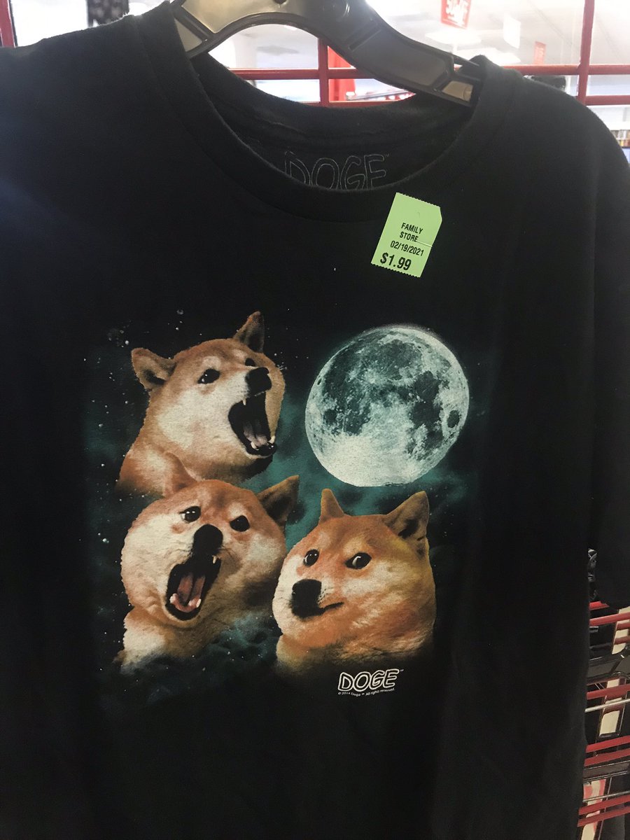 Emc_photo_'s tweet photo. @elonmusk Thrifted a 2014 officially licensed doge shirt. What’s your mailing address?￼ https://t.co/RG6YyjZzDH