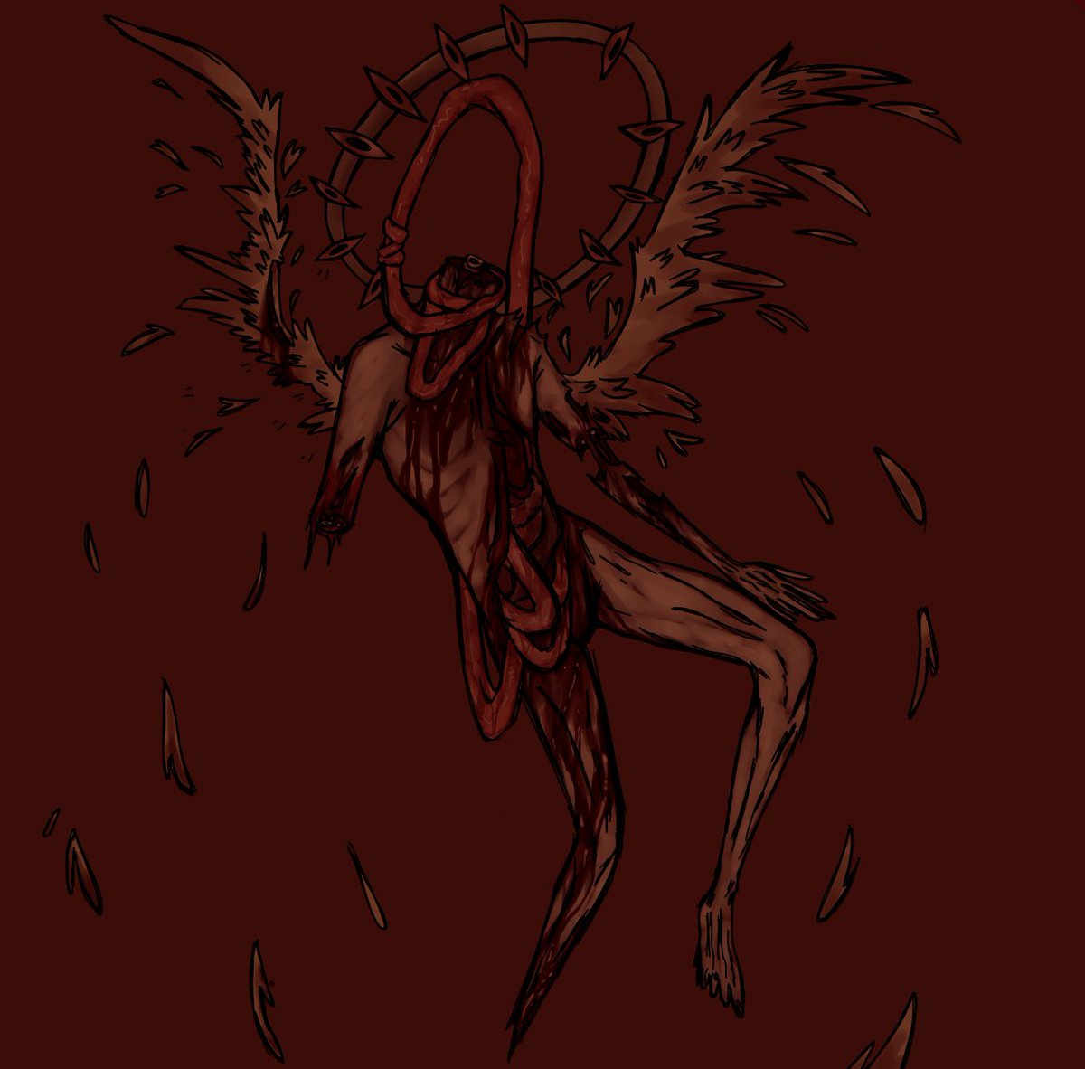 // gore , blood

fallen from grace 

{ #goreart #goretw #smallartist #artistontwittter }