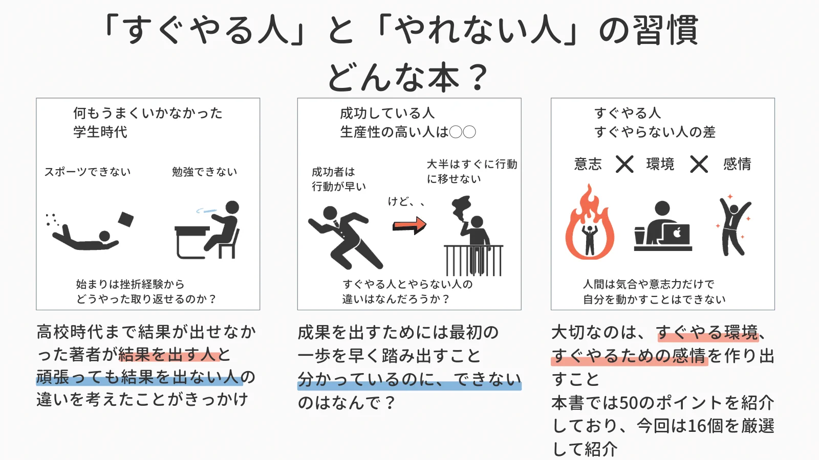 これですぐやる人になれる？「すぐやる人」と「やれない人」の習慣の違い！