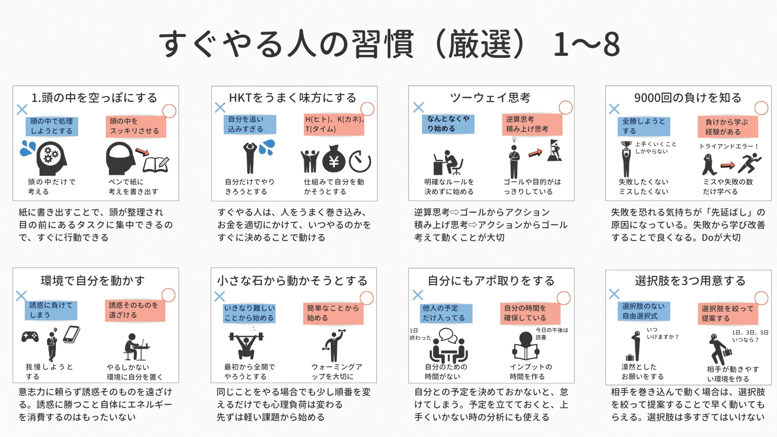これですぐやる人になれる？「すぐやる人」と「やれない人」の習慣の違い！