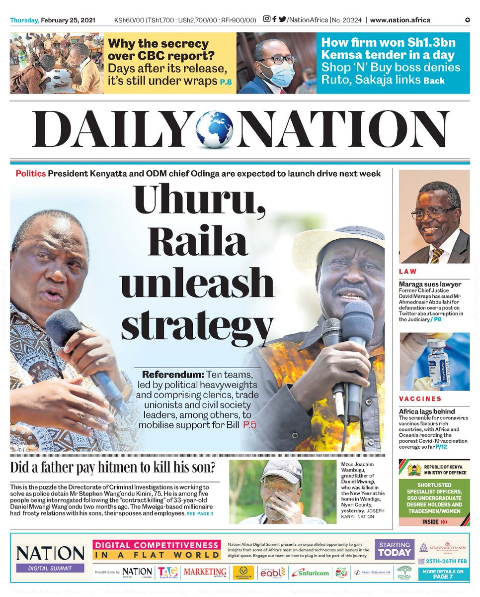 felix_asoha's tweet photo. In the papers this morning https://t.co/UWo7Y8nPgr