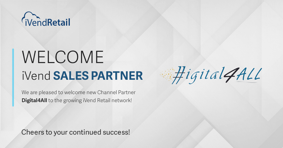 iVendRetail's tweet photo. Please join us in welcoming new Channel Partner, Digital4All to the growing #iVendRetail network! https://t.co/JwIz2A46VZ