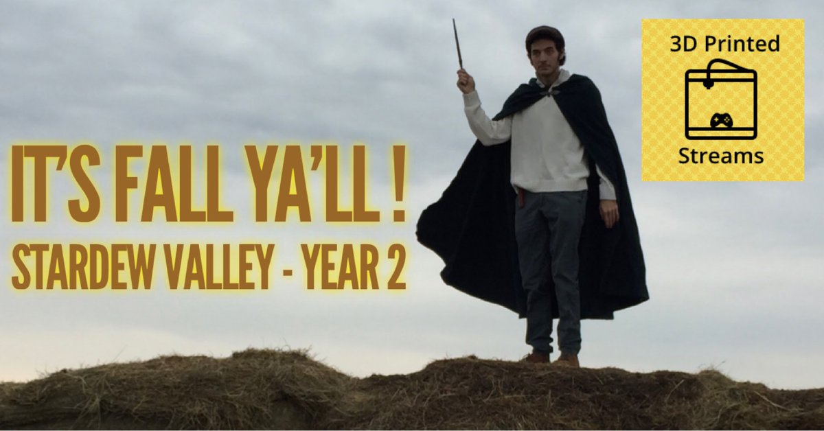 3dStreams's tweet photo. #itsfallyall in tonight #StardewValley #Livestream. Year 2 and we completed the community center! https://t.co/FIAjVDr4OG