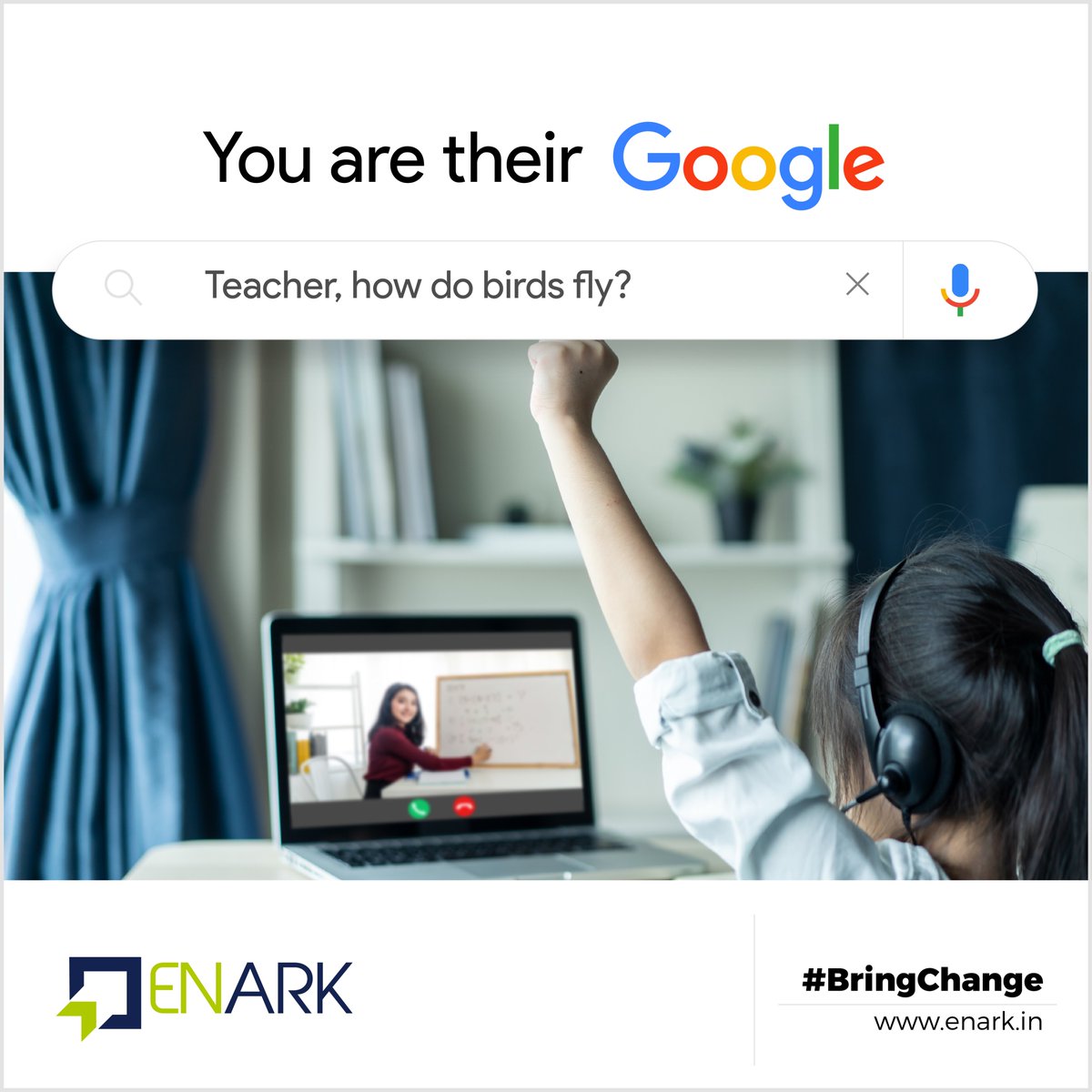 ENARK8's tweet photo. If we have a question, we can browse on Google. But children need teachers for that. Teachers are children's Google; that's where they go to find answers to their big and small questions.
#Enarkeducators #Earlyyearseducators #Childrenquestion #Teachingmethods #Education https://t.co/m5WmcFODy6