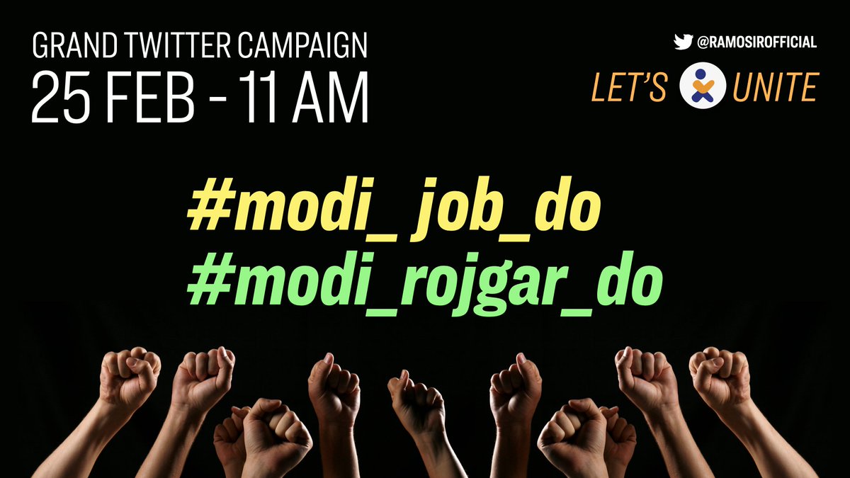 mr_ankkit's tweet photo. #modi_job_do

Retweet maximum Guys....

We will trending at no. 1 in World..👍💪💪💪💪✊ https://t.co/5GBe1GpAPM