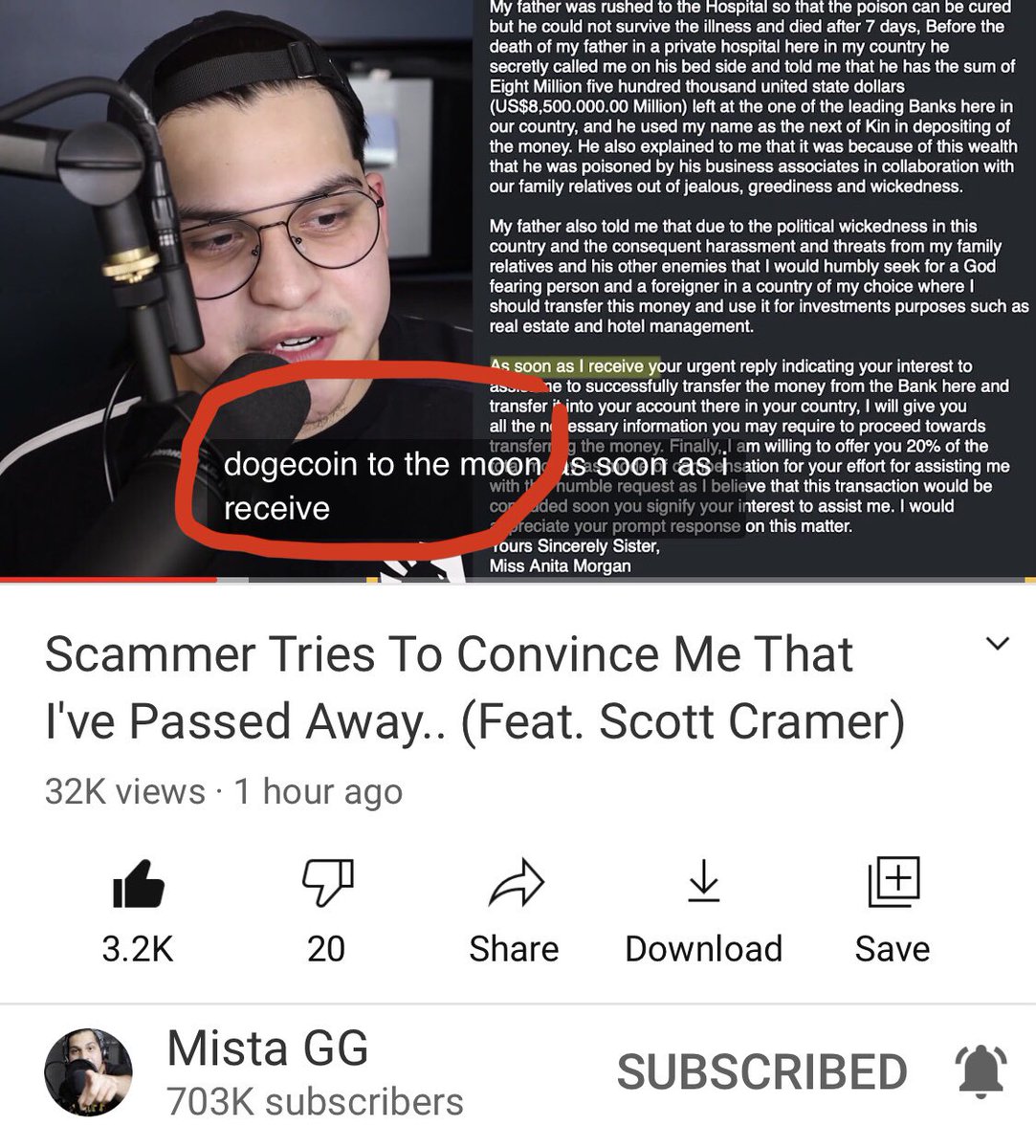DinosaursAndFl1's tweet photo. 🐕🚀🐕🚀🔥🔥🔥Awwww shit we got #mistagg recommending #dogecoin 4 minutes into this vid! https://t.co/HHyGELRiQY via @YouTube @MattWallace888 @BillyM2k @itsALLrisky #DOGEARMYUNITE https://t.co/Acp6ndNuo8