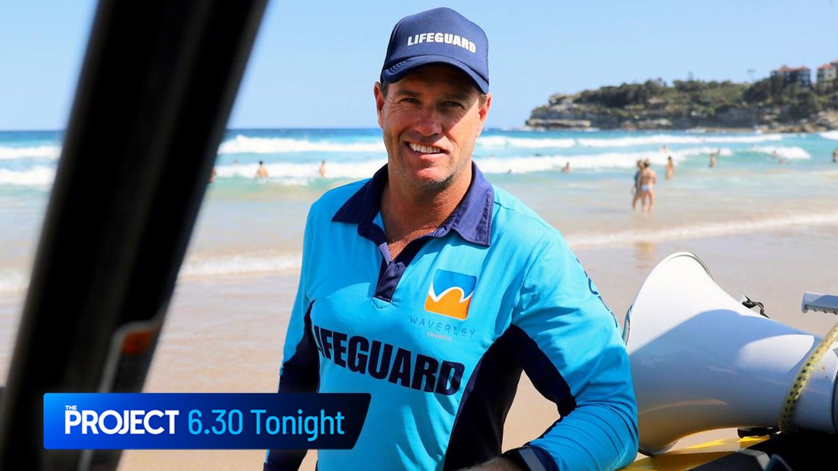 The Project (@theprojecttv) on Twitter photo Two flags have been set up each side of the #TheProjectTV desk for when <a href="/lifeguardhoppo/">Bruce Hopkins</a> from <a href="/bondirescue/">Bondi Rescue</a> swims past the desk tonight! Two flags have been set up each side of the #TheProjectTV desk for when <a href="/lifeguardhoppo/">Bruce Hopkins</a> from <a href="/bondirescue/">Bondi Rescue</a> swims past the desk tonight!