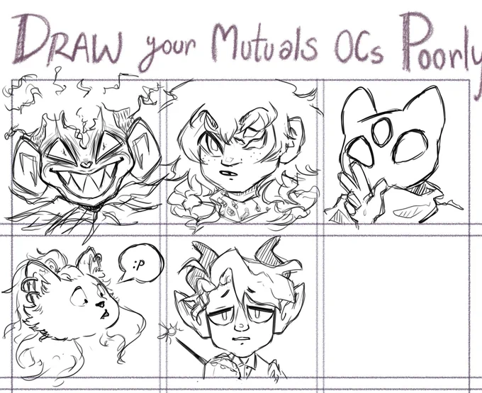 some loose sketches for now i need to sleep
moots ya've got some good babies 
