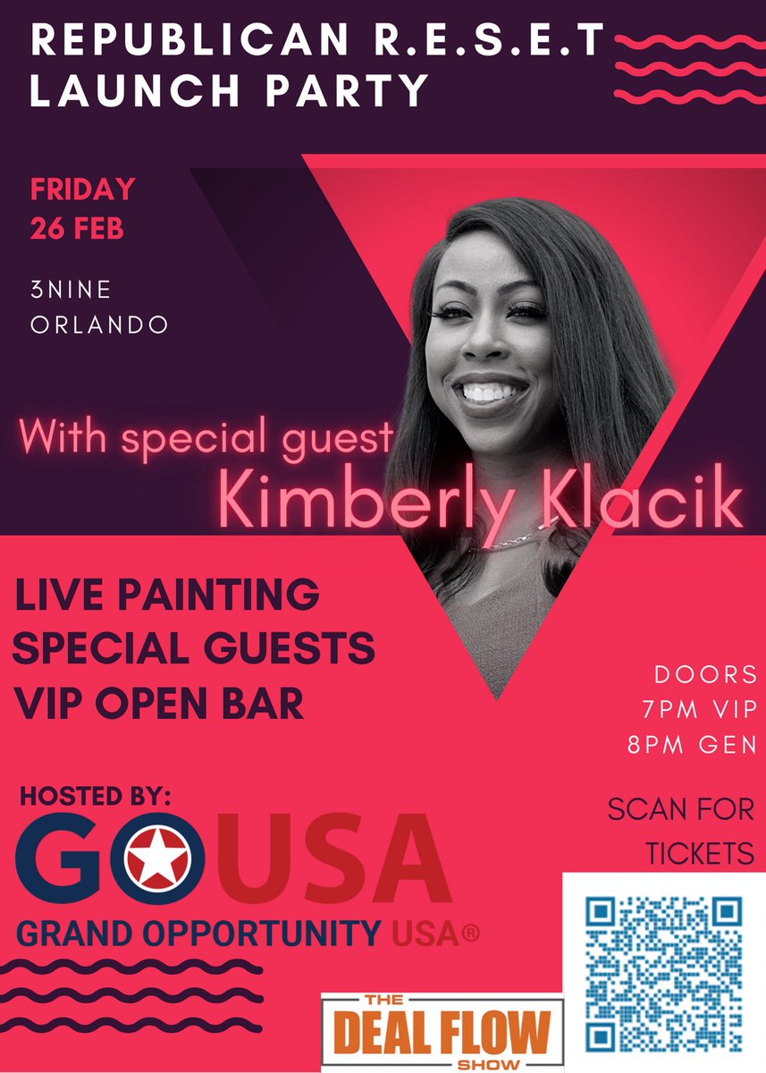 OppScore's tweet photo. Very excited to announce @kimKBaltimore  will be joining us for our #RepublicanRESET launch party! More special guest announcements to come. Tickets are limited, grab yours today!https://t.co/fyjWJ7cTHU https://t.co/sS6lN1ke41