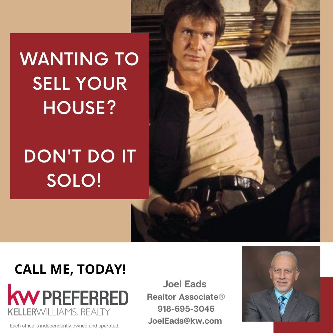 joeleadsrealtor's tweet photo. Don't go through the home selling process solo! Let me be your wingman. 

I believe in great service &amp; I work extremely hard to help people get into the home they really want! Call me today at 918-695-3046.
#joeleadshomes #kw #kwpreferred #kellerwilliams #tulsarealtor https://t.co/D1u1Nmhgtx