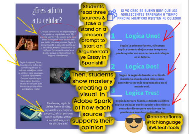 coachpflores's tweet photo. Create learning tasks using @AdobeSpark LTI App🙌in @CanvasLMS
✔️It is a breeze for Ss to submit their work
✔️& easy for Ts to grade in #speedgrader👍
Can't choose the best argumentative essay #adobespark image. All👌
@AdobeForEdu #AdobeEduCreative #RedesignEd #CreateEdu #edtech https://t.co/muoYghQIMc