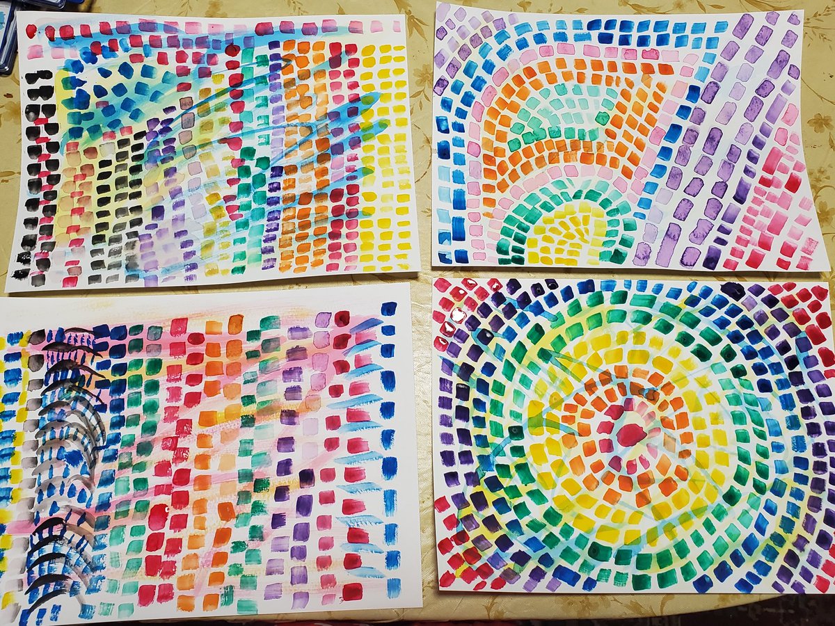 Painting in the style of Alma Thomas. What a terrific idea to celebrate Black History Month. We really enjoyed this! Thanks, <a href="/TimberLanePTA/">Timber Lane PTA</a>! <a href="/TimberLaneES/">Timber Lane ES</a> <a href="/PrincipalTLES/">Ben Chiet 🇺🇸</a> <a href="/FCPSR2/">FCPS Region 2</a> <a href="/FSP_FCPS/">Family-School Partnerships</a>
