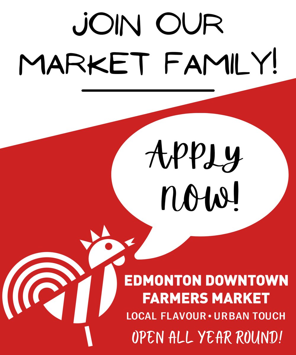 YegdtMarket's tweet photo. With warmth in the air, we’re excited to be planning for our outdoor open air market. If you’d like to join our market family, indoors or out, you can find applications and information at https://t.co/s7qCcdnNey https://t.co/HoT5gG4Lb4