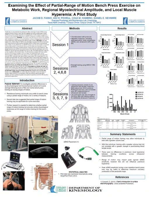 Image from TAMUCC Applied Exercise Physiology Labs (@TAMUCCExPhysLab)