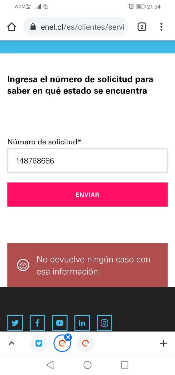 ivannacarvajalg's tweet photo. @EnelClientesCL #LUZ #ENELCHILE @EnelChile
Debería darles vergüenza el pésimo servicio que presentan tienen todo un protocolo de reporte por corte de energía, en el cual crean números de seguimiento falsos para calmar a los clientes que pagan por su pésimo servicio. RESPONDAN https://t.co/LtwUfZyapf