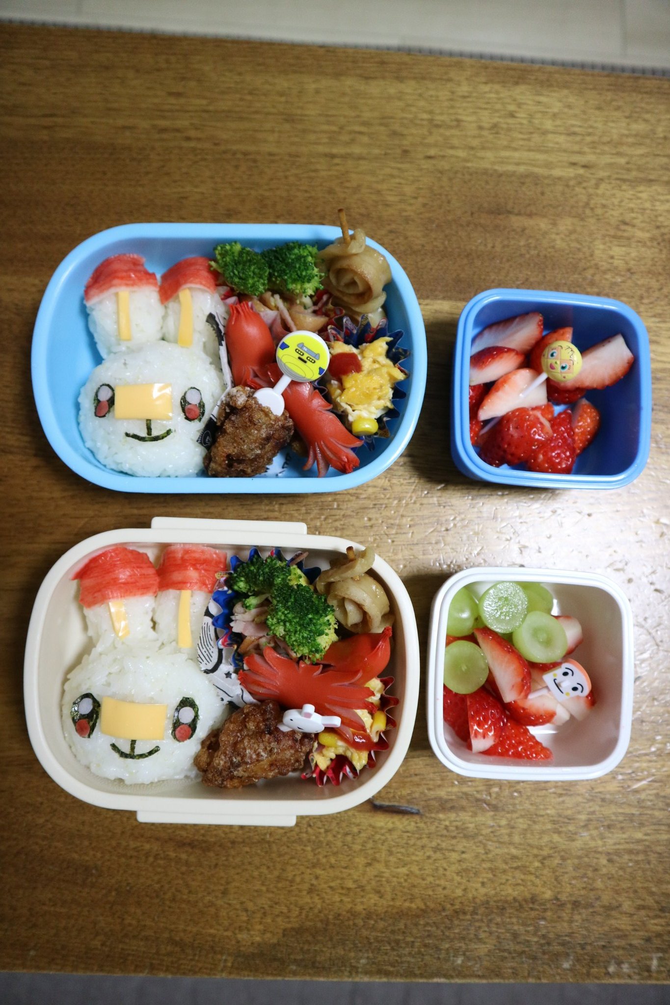 ゆかこ 5 30おきで久しぶりの弁当デー 私にしてはかわいくできた 子供たちも大喜び ポケモン弁当 キャラ弁 キャラ弁初心者 ポケモンキャラ弁 幼稚園弁当 ヒバニー T Co Vefoayfsnh Twitter