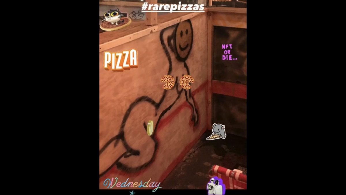 RothmanSandy's tweet photo. #rarepizzas @rarepizzas Instagram👉🏻@rarepizzasnft #dropcomingsoon #geturpizzamoneytogethernow #pizzatime #art+#pizza=🔥🔥🔥🔥 #cryptoart #ArtistOnTwitter #cryptocurrencies #NFT @showtime 👀 🍕🏴☠️🌈 https://t.co/ZVnJh9CAsS