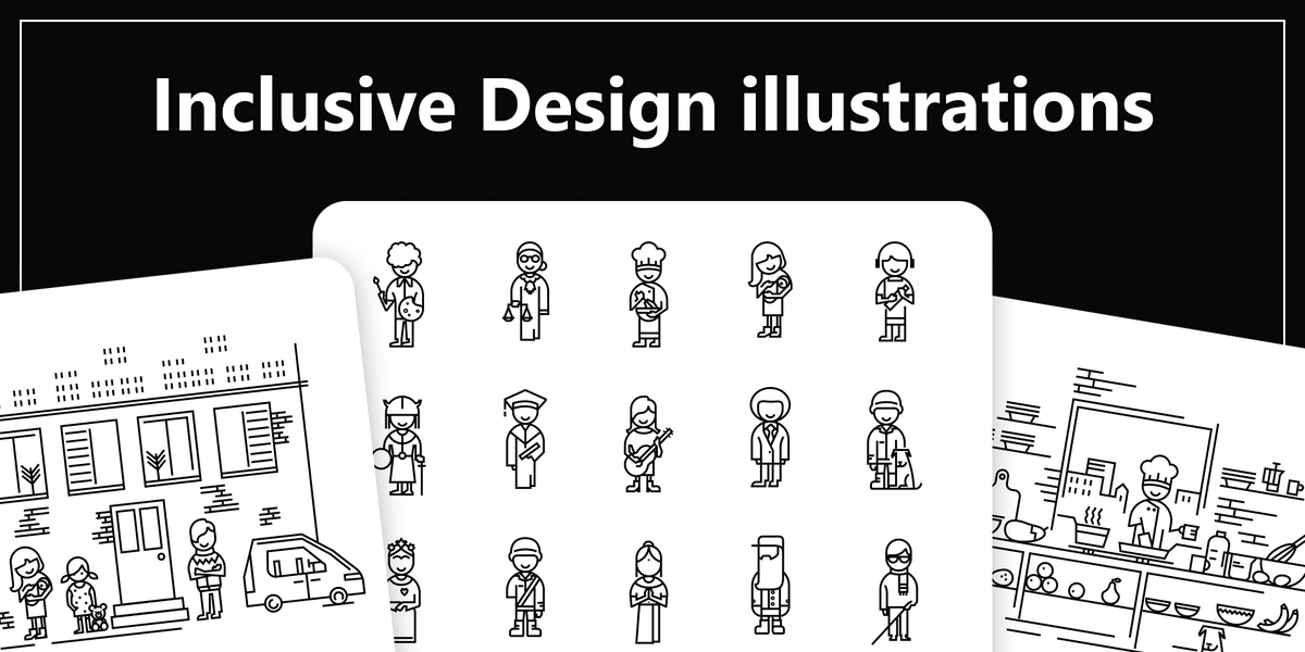 Just published a <a href="/figmadesign/">figmadesign</a> file for <a href="/MicrosoftDesign/">Microsoft Design</a> Inclusive Design illustrations! Finally moved them from .AI files into a more shareable space😅

figma.com/community/file…