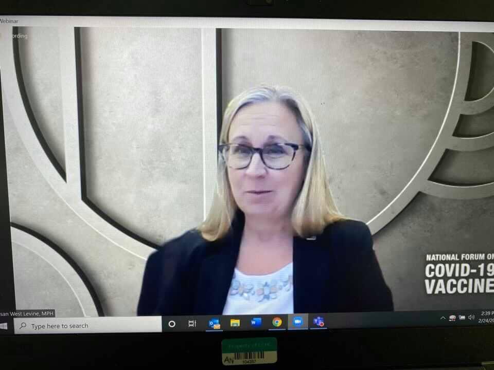 Our CEO, Susan West Levine, at today’s CDC National Forum on COVID-19 Vaccine, talking about “Strategies for Reaching Communities at Increased Risk to Ensure Equitable Access.”#racismisapublichealthcrisis #COVID19 #CDC