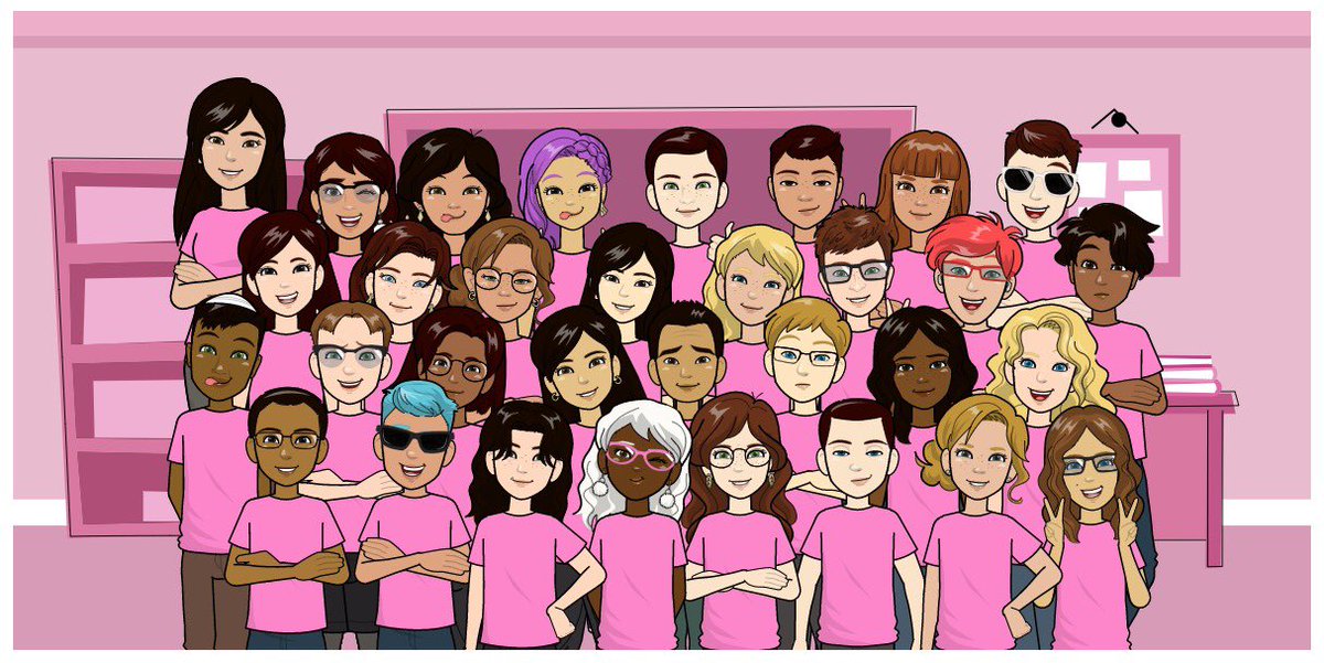 MsColbourne's tweet photo. Today we celebrated our uniqueness by identifying all of the wonderful things that make each and every one of us unique, and then set them as our profile picture on Google! 👚#PinkShirtDay #PinkShirtDay2021 #BeKind #BeKindOnline @DurhamDSB @DDSBatHome5to6 https://t.co/SU5LzmwD3B