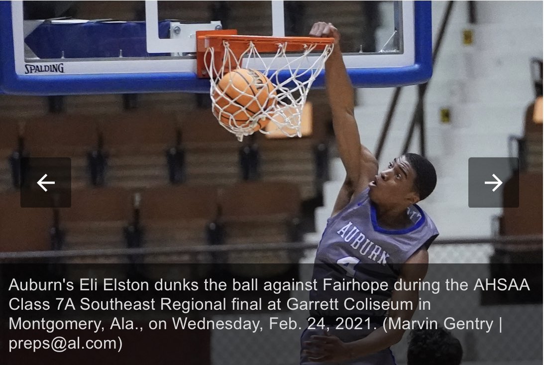 Inspired_Hoops's tweet photo. @EliElston1 with the coast to coast dunk in today’s Regional Championship to help punch a ticket to the #finalfour
#inspiredhoops #itsalifestyle https://t.co/PXuA2gKqwV