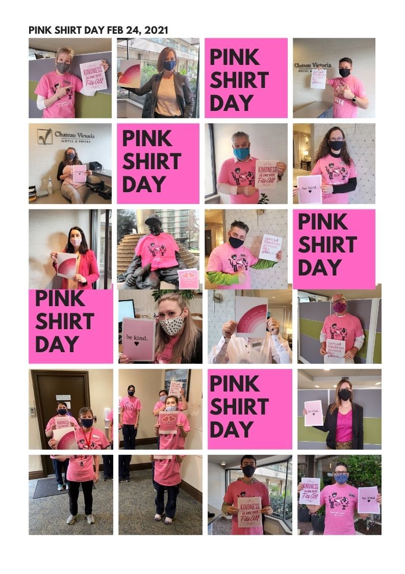 There is always a way to work &amp; play without bullying
Our gang @ the Chateau knows
#Pinkshirt