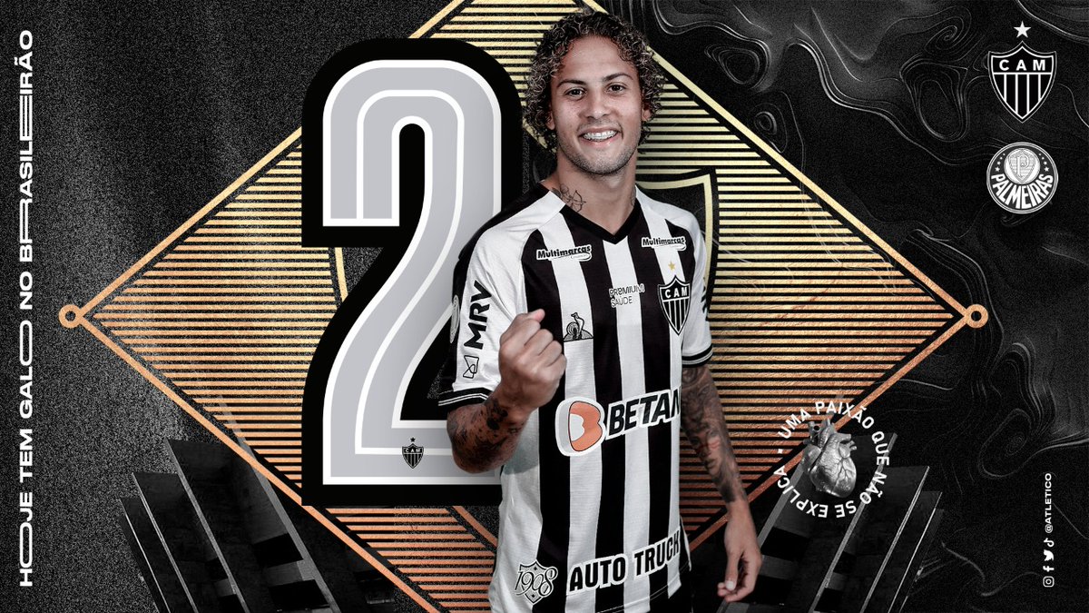 Atletico's tweet photo. 💪🏾⚫⚪ HOJE TEM GAAAAAAAAAAAAAAAALLLOOOOOOOOOOOOOOOOO!

⚽ @Atletico 🆚 @Palmeiras
🏆 @Brasileirao
⚙ 38ª rodada
🕤 21h30
🏟 @Mineirao
📺 @canalpremiere
🎥 Pré-jogo, narração e pós-jogo, ao vivo, a partir das 20h30, na @tvGalo: https://t.co/uybrbYPaSG

Vamos, #Galo! #CAMxPAL 🏴🏳️ https://t.co/h124dv63wf