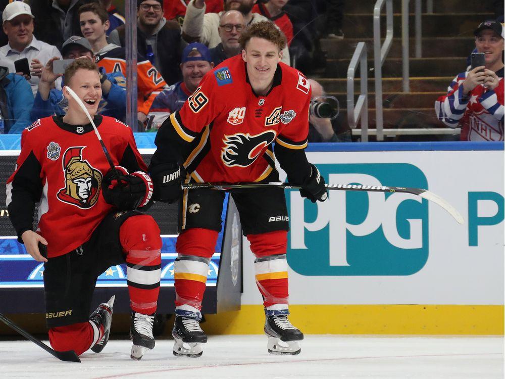 Brother vs. brother Sens' Brady faces Flames' Matthew Tkachuk in a string of match ups