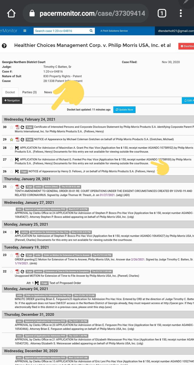 BizWrld's tweet photo. $PM just added a lawyer Mr. Frenkel.

Bio says: "Exp. advising on the IP aspects of license agreements &amp; mergers &amp; acquisitions, as well as representing clients in all aspects of litigation"

Hmm 🤔 licensing agreement with $HCMC?

ANWERS COMING ANYTIME IN THE NEXT 48HRS! #HCMC https://t.co/DLLC325akH