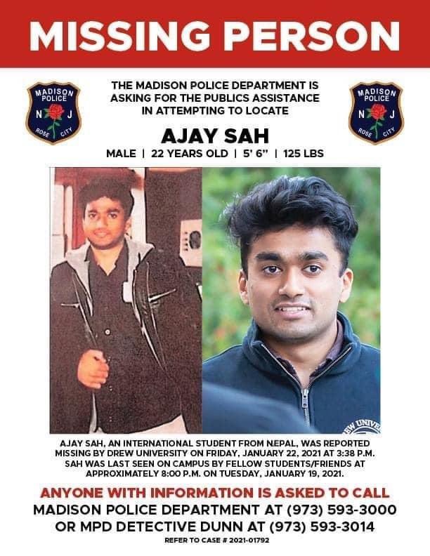 melanie_grace__'s tweet photo. @ABC7NY Ajay Sah is still missing. Please continue coverage. @HelpFindAjaySah #helpfindajaysah ! https://t.co/Od30Jprd8x