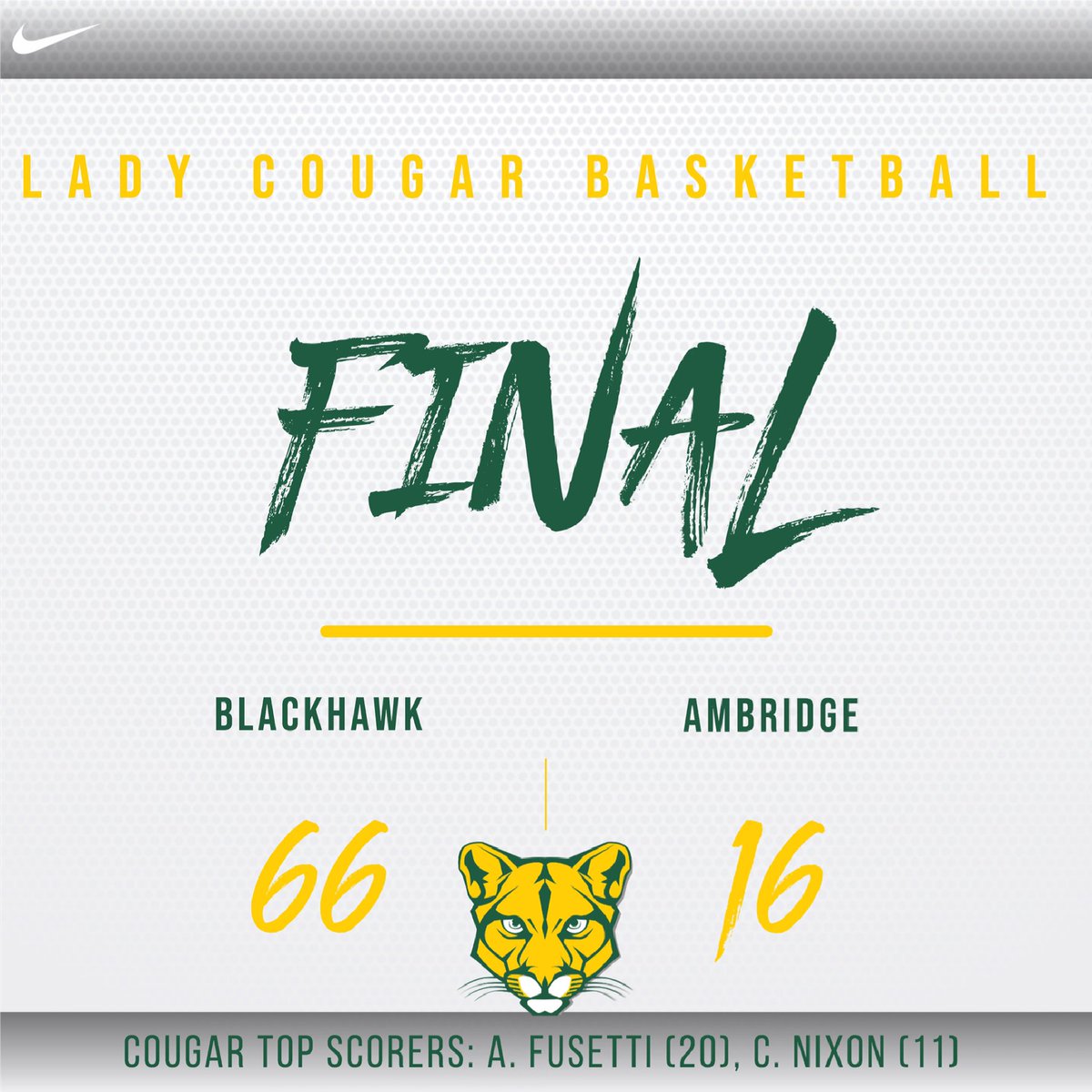 bhawkladyhoops's tweet photo. Blackhawk celebrated their seniors tonight and ended their final regular season game with a big win over Ambridge. 

Leading scorers for Blackhawk
🔥Alena Fusetti  20pts
🌟Casey Nixon 11pts 
🌟 Kassie Potts 8pts
🤩11 girls scored tonight!

Up next: Highlands on Tuesday 
PLAYOFFS! https://t.co/ff1NB4Rdao