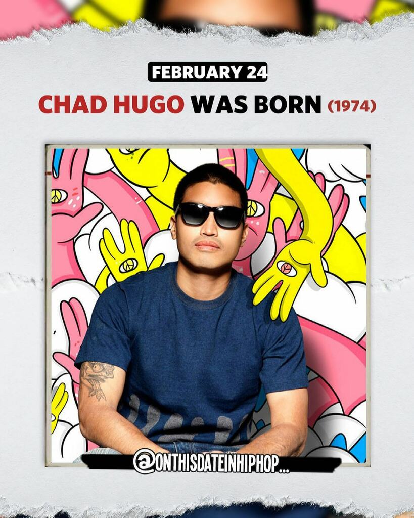 bleepthabastard's tweet photo. ๐
#OnThisDateInHipHop, Charles Hugo was born in #Portsmouth, Virginia. #ChadHugo would grow up to: (1) meet @pharrell in band class, (2) become a member of #TheNeptunes and #NERD, (3) create the #DJ team #MissleCommand, (4) be known as #ShimmyHoffa aโฆ https://t.co/sVwFj2YyG0 https://t.co/PAfEv0uahs