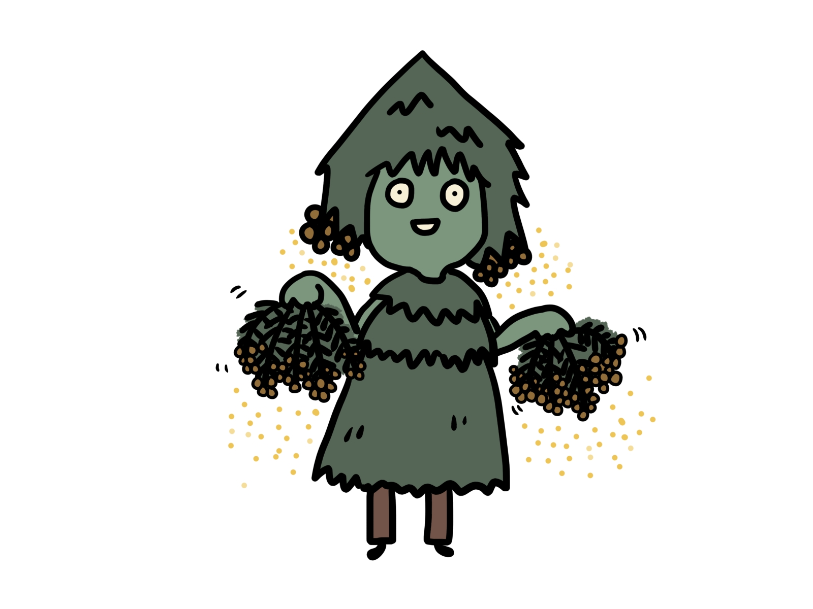 Acワークス株式会社 新着イラストからおすすめをピックアップ ひ ひぃ 恐ろしい 花粉を振り撒く杉の木 イラスト 杉も不本意かもしれませんが花粉症の人にとってはこんなイメージかもしれません T Co Dg3ahkmctf イラストac