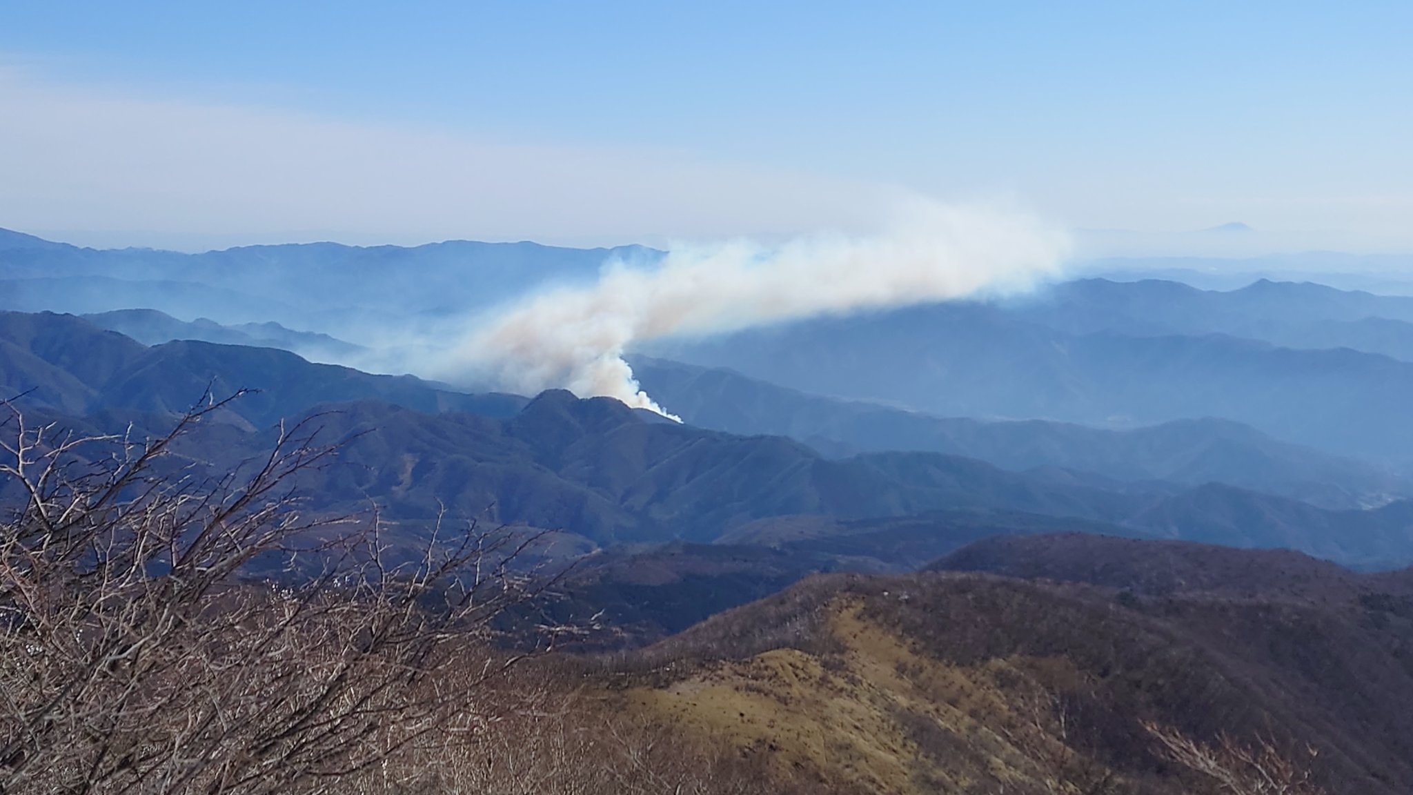 山 火事 群馬