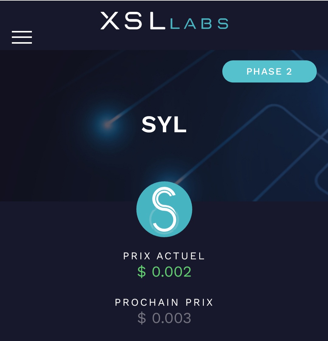 sp4rt4c_us's tweet photo. Anglais
🇨🇵 A great #FR project. A #ico that is worth it! Discover the next secure and decentralized personal data #passport. #Syl tokens are on sale until March 31, 2021. PHASE 2, purchase 1 SYL: $ 0.002. To learn more, read the white paper at #xlslabs https://t.co/IgJEX6XNwC https://t.co/CGFcQJpGlm