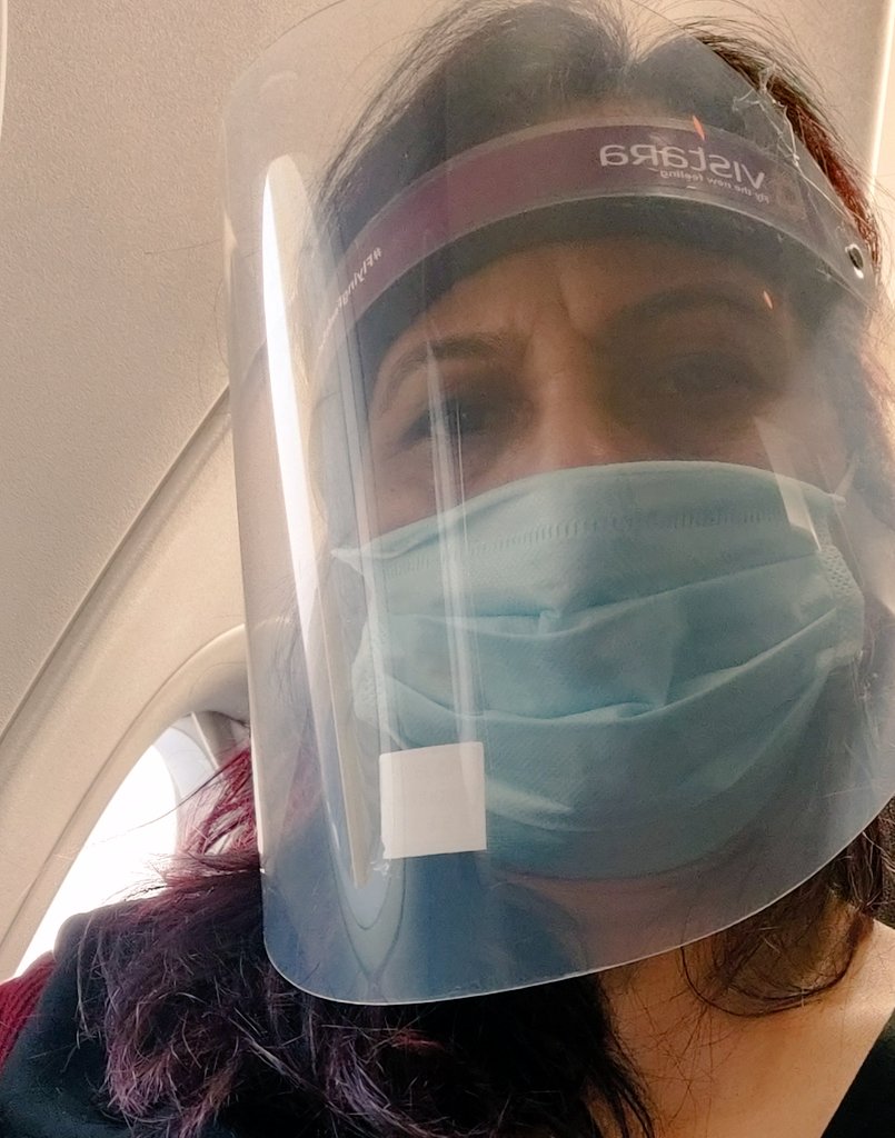 prarthana_delhi's tweet photo. When your face don't matter anymore! #pandemiclife #coversandshields #nomakeuprequired ๐๐ https://t.co/RaHak5KFvB