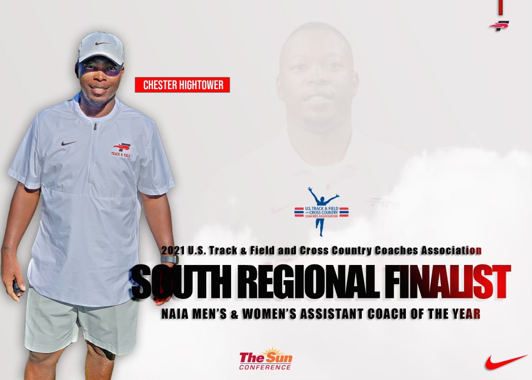 SEUFireTrack's tweet photo. Congrats to assistant coach @CoachPacMan24 for being selected as a finalist for @USTFCCCA South Region Menโs and Womenโs Assistant Coach of the Year. #LockedIn #FireTF ๐ฅ๐ https://t.co/wotykzu60T