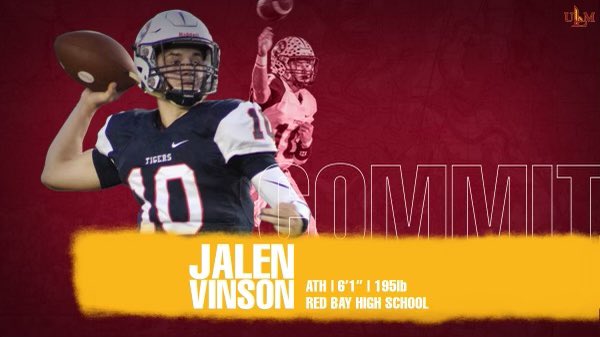 I want to thank God, my family, and all my coaches that has helped me to become who I am today. Saying that I am blessed to say that I am 100% committed to the University of Louisiana Monroe‼️🦅 🔴🟡<a href="/CoachKMK2/">Kurt Kennedy</a> <a href="/ULM_FB/">ULM Football</a>