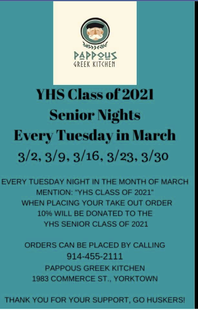 YHS 2021 Parents tweet media
