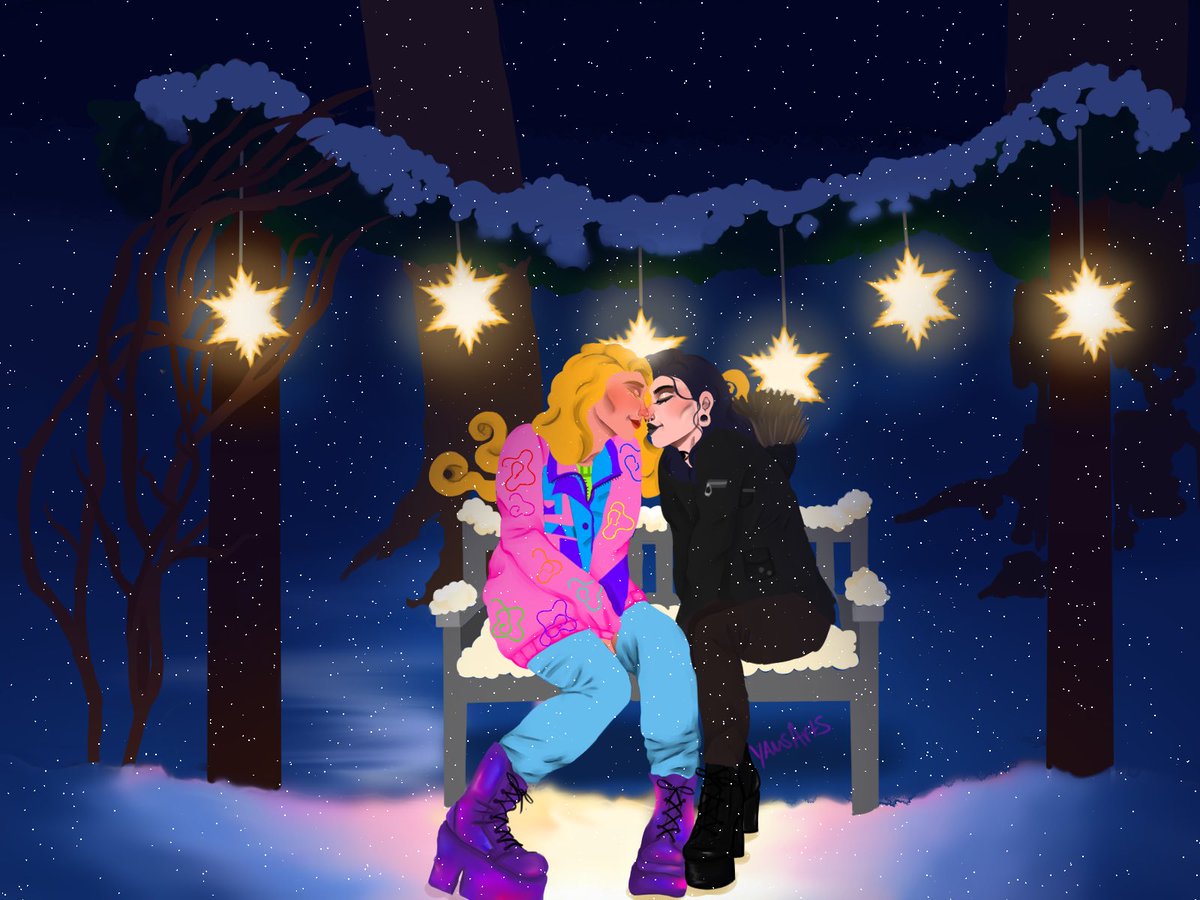 yamswrites's tweet photo. im doing a series of pieces of gerrymichael in the 4 seasons! here’s winter!! ❄️⭐️ #gerrymichael #MagnusPod #themagnusarchives #michaelgerry https://t.co/zxC1rtgY6M