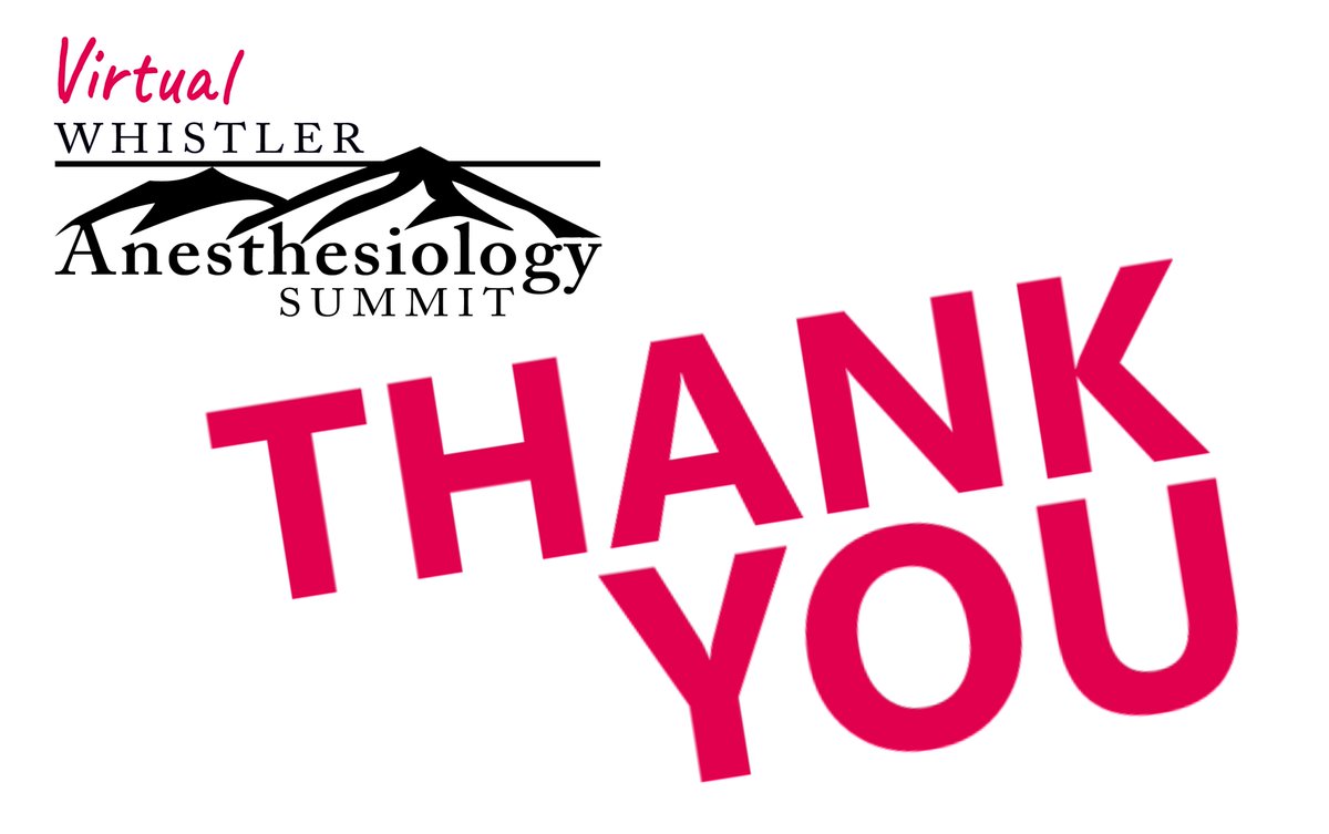 Whistler Anesthesiology Summit tweet media
