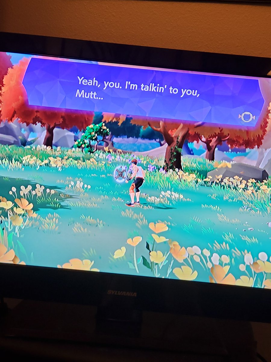 WorkLikeADhole's tweet photo. I also had to laugh at this moment. Mutt is my user name on the Switch but ngl, I almost thought the villain was trying to insult me for a split second there and was gonna be like "whoa buddy, walk back that sass" LMAO https://t.co/i2u8x9Bkqq