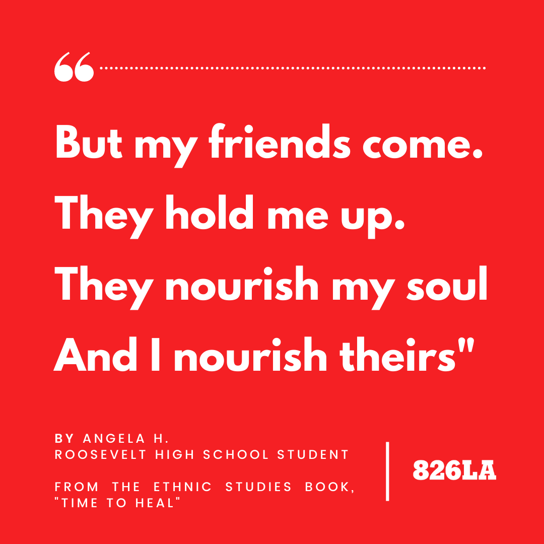 826LA's tweet photo. #StudentWritingWednesday Friendship nourishes the soul💕🍽💐Tag a friend you appreciate🥰 https://t.co/qwTL5fq2ji