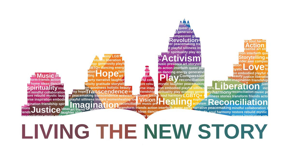 NewStoryFest's tweet photo. Join Living the New Story, a new online learning community, as together we move past despair and learn the tools, practices, and ideas we need to build a new and better reality for the post-pandemic world. Details at https://t.co/hvFtEkMlwG https://t.co/CPmOocNERV
