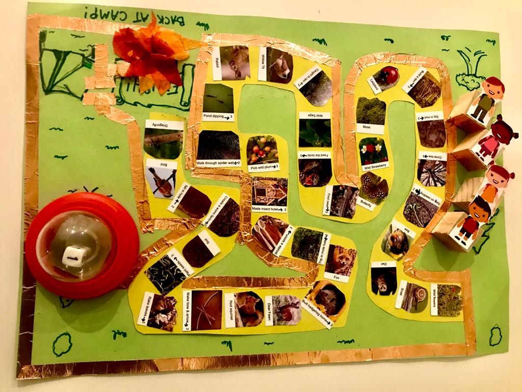 ThatsElementary's tweet photo. #Homeschooling exploring #circuits & #electricity #Read #Wired by @AnastasiaSuen & made #DIY #boardgame with #adventure in the #Woods #theme #players trying to complete the #circuit to light the #campfire - All while we #StaySafeAtHome! #STEM #playfulllearning https://t.co/EINcnL1FAE