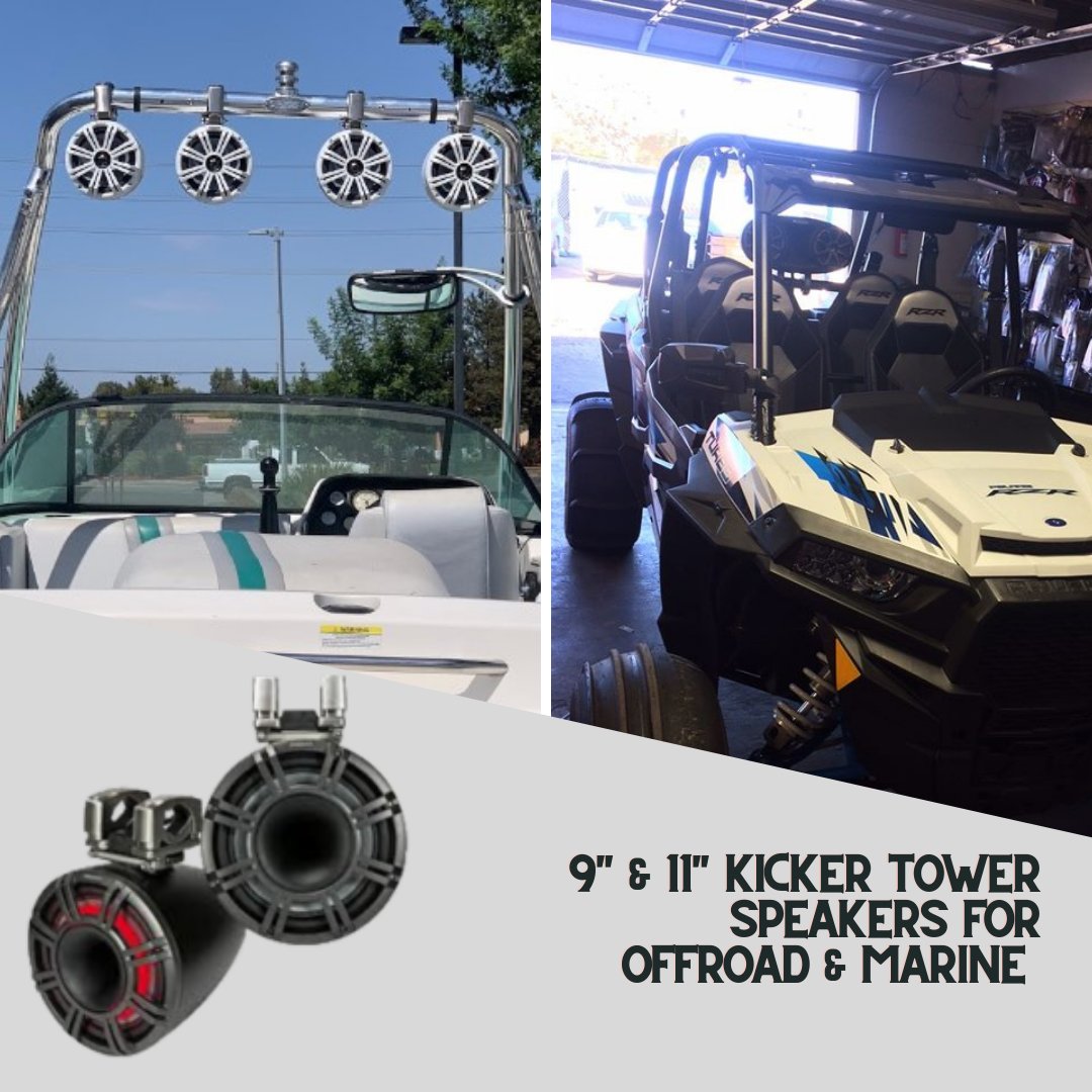 ProAutoStereo's tweet photo. Kickers new 9 &amp; 11 inch horn loaded tower speakers in stock! #boatspeakers #marineaudio #utvspeakers #kicker #kickerspeakers #kickeraudio #kickerkmtc11 #kickerkmtc9 https://t.co/yAr2CAOen4
