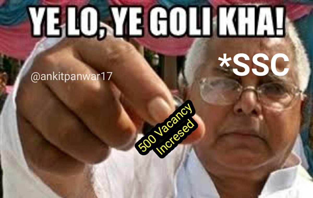 Recently ssc did
#modi_job_do
#modi_rojgar_do
@RbeJain @RaMoSirOfficial @abhinaymaths @GaganPratapMath @KanganaTeam @akshaykumar @imVkohli @sachin_rt @SrBachchan @DrJitendraSingh
@aajtak
@ZeeNews @republic @CNNnews18 https://t.co/8LdgftDs2j