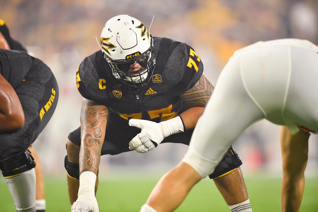 Tristan73Wilson's tweet photo. Very excited to announce that I’ve received my 9th offer from @ASUFootball!! Thank you!! @HermEdwards @ZakHill10 @wchristianleb @IWadeYouLook #JacketStrong https://t.co/63FeijZnv5