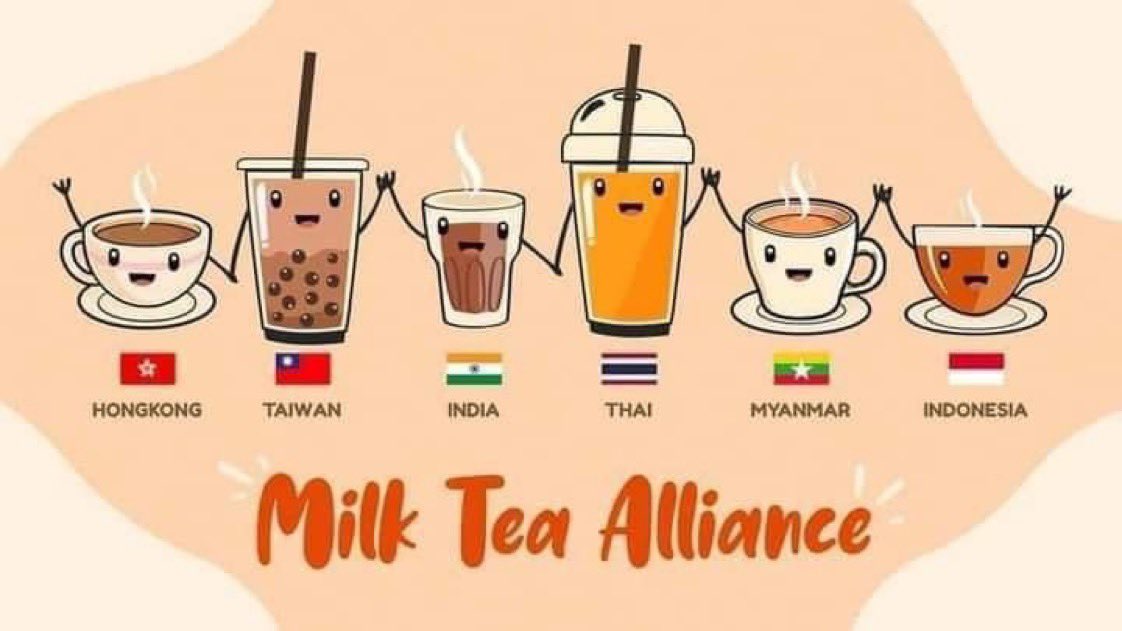 Brothers and Sisters from ASEAN and #MilkTeaAlliance,

Let us join together to say no to  Dictatorship. Give us a hand to get essential Human Rights and the inalienable Right to Live. 

#Feb25Coup 
#WhatsHappeningInMyanmar